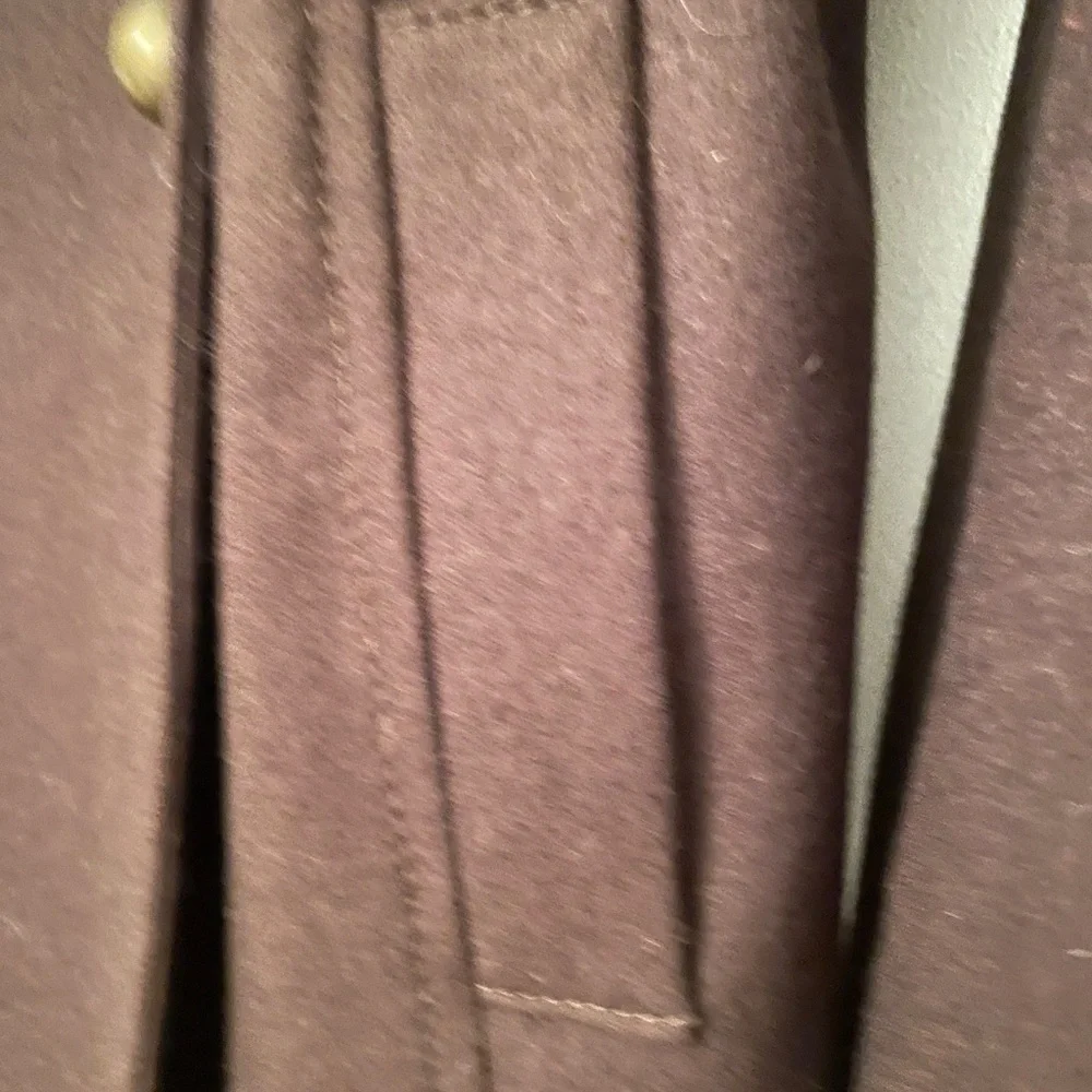 BCBGMaxAzria Brown Wool Women's Long Coat - Picture 6 of 12